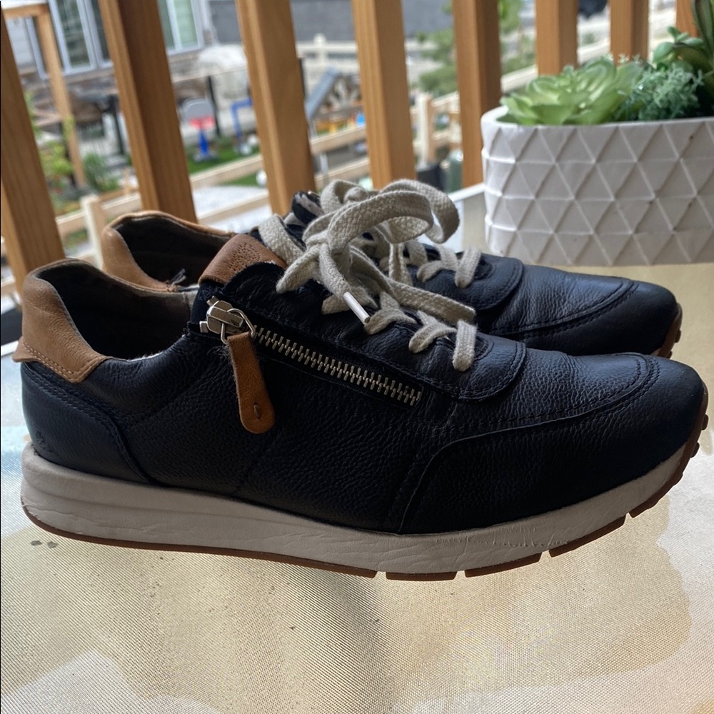 PAUL GREEN Avery Sneaker In Black Simba Combo-Sz Uk 6-US 8.5